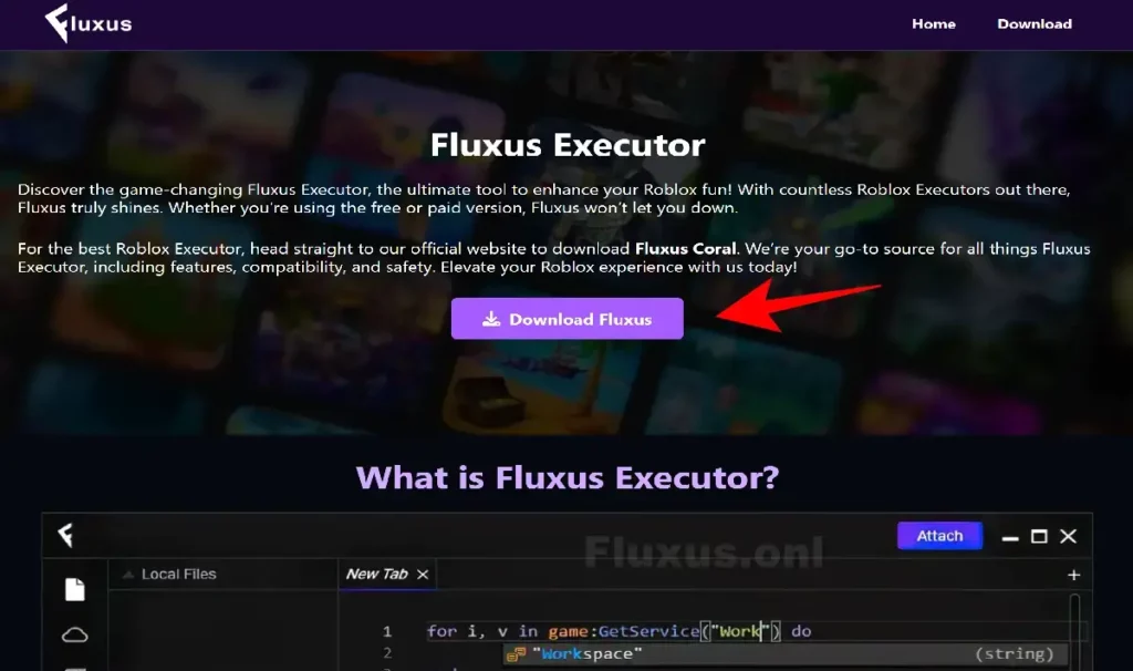 Download Fluxus Executor